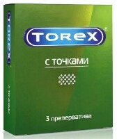 Torex презервативы с точками 3 шт.