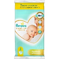 Изображение товара Pampers premium care подгузники размер 2 2 шт.