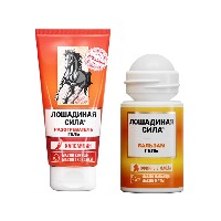 Изображение товара Набор "Лошадиная Сила" Гели-бальзамы для тела и суставов. Разогревающий и Релаксирующий.