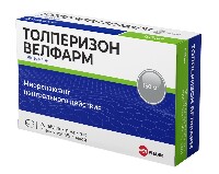 Толперизон Велфарм 150 мг 30 шт. таблетки, покрытые пленочной оболочкой