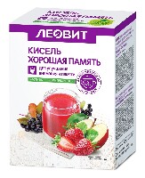 Изображение товара Леовит кисель хорошая память 20 гр 5 шт. пакет