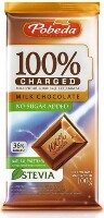 Чаржед шоколад молочный без добавления сахара 36% какао 100 гр