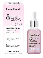 Изображение товара Compliment bright&glow сыворотка для лица с эффектом сияния осветялющая 27 мл