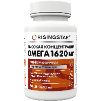 Risingstar омега-3 жирные кислоты высокой концентрации 60 шт. капсулы массой 1620 мг