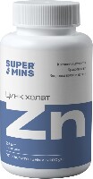 Изображение товара Supermins цинк хелат 90 шт. капсулы массой 330 мг