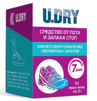 Изображение товара U dry дезодорант для ног 10 шт. пак