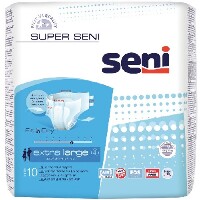 Seni super подгузники для взрослых размер extra large обхват талии 130-170 30 шт.