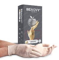 Изображение товара Перчатки смотровые benovy латексные нестерильные неопудренные s 50 пар