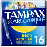 Tampax тампоны compak pearl regular с аппликатором 16 шт.