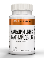 Изображение товара Atech nutrition кальций цинк магний д 3+б 6 60 шт. капсулы массой 600 мг