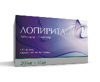 Изображение товара Лопирита 200 мг + 50 мг 120 шт. таблетки, покрытые пленочной оболочкой