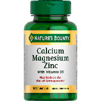 Изображение товара Нэйчес баунти кальций-магний-цинк 100 шт. таблетки массой 1414 мг