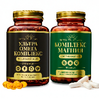 Изображение товара Набор OMEGA LABS: КОМПЛЕКС МАГНИЯ N50 КАПС + УЛЬТРА ОМЕГА КОМПЛЕКС ТЮЛЕНИЙ ЖИР N210 КАПС