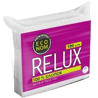 Изображение товара Relux палочки ватные 100 шт./пакет/