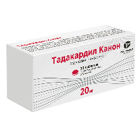 Изображение товара Тадакардил Канон 20 мг 30 шт. таблетки, покрытые пленочной оболочкой