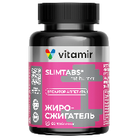 Изображение товара Slimtabs синефрин и альфа-липоевая кислота витамир 60 шт. таблетки, покрытые оболочкой массой 580 мг