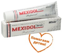 Изображение товара Mexidol dent зубная паста professional white 100 гр