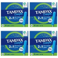 Изображение товара Набор из 4х уп Tampax тампоны compak super с аппликатором N16 со скидкой