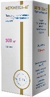 Изображение товара Меронекса-аг 500 мг порошок для приготовления раствора внутривенного введения флакон 1 шт.