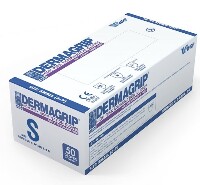Изображение товара Перчатки смотровые dermagrip high risk неопудренные s 25 пар