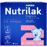 Изображение товара Nutrilak premium 2 смесь сухая молочная адаптированная 1050 гр