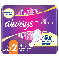 Изображение товара Always platinum ultra normal plus женские гигиенические прокладки 8 шт.