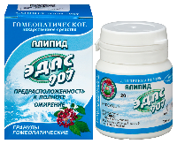 Изображение товара Эдас-907 Алипид, гранулы гомеопатические, 20 г