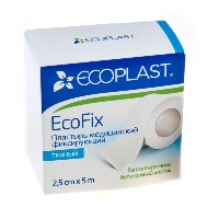 ECOPLAST ПЛАСТЫРЬ ECOFIX МЕДИЦИНСКИЙ ФИКСИРУЮЩИЙ ТКАНЫЙ