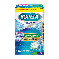 Изображение товара Набор Корега крем для фиксации зубных протезов нейтральный вкус 40 гр + Корега био формула очищающие таблетки №72 со скидкой 15%