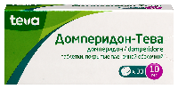 Изображение товара Домперидон-Тева 10 мг 30 шт таблетки покрытые пленочной оболочкой
