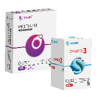 Изображение товара НАБОР ОМЕГА-3 ВИАВИТ N30 КАПС+ МАГНИЙ МАКСИМУМ ВИАВИТ N14 ТАБЛ П/О ПО 1300МГ комплект со скидкой