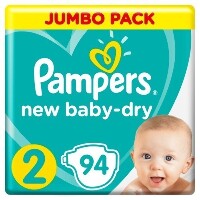 Pampers new baby-dry подгузники размер 2 94 шт.