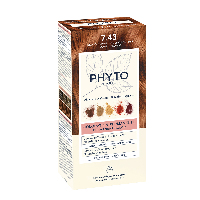 Изображение товара Phyto крем-краска для волос в наборе тон 7,43/золотисто-медный блонд/