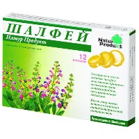 Шалфей натур продукт 12 шт. пастилки