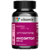 Изображение товара Витамир инозитол 500 мг 120 шт. таблетки массой 900 мг