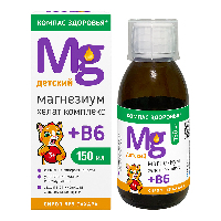 Изображение товара Компас здоровья магнезиум хелат комплекс+в 6 детский флакон жидкость по 150 мл