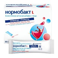 Нормобакт l (Пробиотик + пребиотик) 10 шт. саше по 3 гр