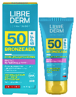 Librederm bronzeada солнцезащитный крем для лица против пигментных пятен spf 50 50 мл