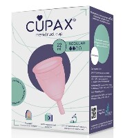Cupax менструальная чаша силиконовая размер regular/розовая
