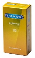Torex презервативы ребристые 12 шт.