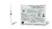 Изображение товара Шприц 2 мл инъекционный c иглой 0,60х32 мм (23gх11/4) 100 шт.