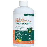 Изображение товара Snow sea жидкий инозитол+хлорофилл из арктической ламинарии со вкусом апельсина и мяты 450 мл флакон