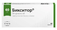 Бикситор 60 мг 10 шт. таблетки, покрытые пленочной оболочкой