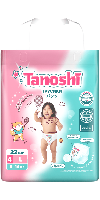 Tanoshi трусики-подгузники для детей размер l 9-14 кг 22 шт.