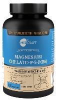 Изображение товара Medcraft магния хелат+витамин в 6 120 шт. капсулы массой 870 мг