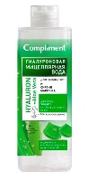 Изображение товара Compliment гиалуроновая мицеллярная вода для умывания и снятия макияжа hyaluron+aloe vera 500 мл