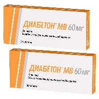 Изображение товара Набор из 2-х уп. Диабетон МВ 60 мг 30 шт. со скидкой 30 руб.