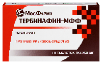 Изображение товара Тербинафин-мфф 250 мг 10 шт. таблетки