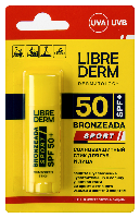 Librederm bronzeada sport стик для губ и лица солнцезащитный spf50+ 4,8 гр