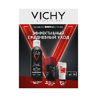 Изображение товара Vichy набор homme/пена д/бритья 200 мл+дезод-антиперсп 50 мл+шампунь п/выпад волос energy+ 50 мл/